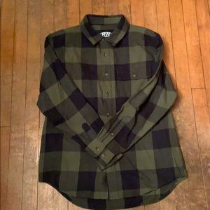 Rugged Wear Green Checked Flannel (M)